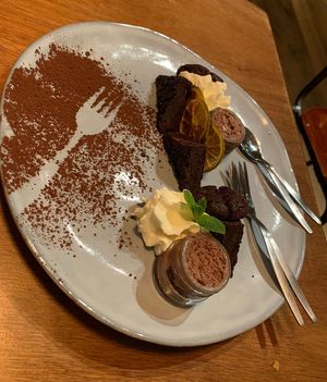 Chocolate quartet   at Bistro Calypso in Eindhoven