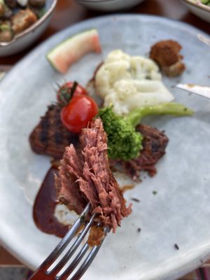 The bavette!  at Bistro Calypso in Eindhoven