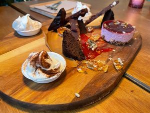 The dessertplank at Bistro Calypso in Eindhoven