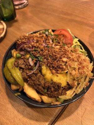 jackfruit loaded fries  at Bistro Calypso in Eindhoven