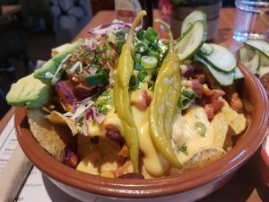 Nacho bowl😋💚 at Bistro Calypso in Eindhoven