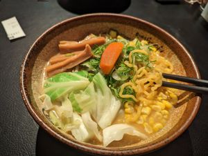Vegan Ramen at Shinbu Sakiya Ramen - 麺匠真武咲弥 in Tokyo