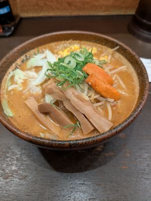 The vegan spicy miso ramen 🍜 was so good 🤤 at Shinbu Sakiya Ramen - 麺匠真武咲弥 in Tokyo