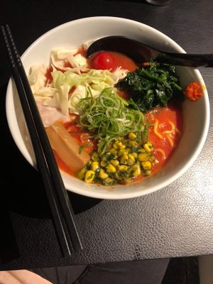 Vegan Option  at Shinbu Sakiya Ramen - 麺匠真武咲弥 in Tokyo