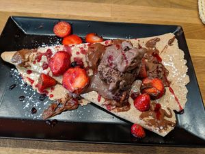 Crêpe at Choco Kebab Cafe in Bugibba