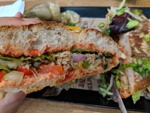 Tuna sandwich at Choco Kebab Cafe in Bugibba