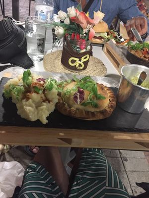 Pie and Mash at Choco Kebab Cafe in Bugibba