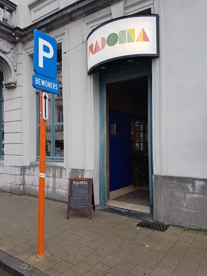 entrance at Madonna in Ghent