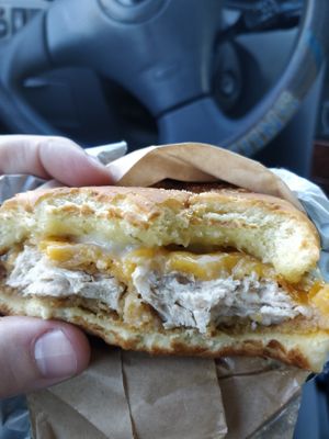 Fish Sandwich after getting into a fight with me at Vegan Picnic - Polk St in San Francisco