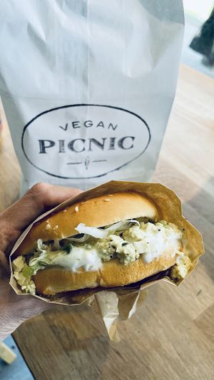 Vegan Egg Salad Sandwich  at Vegan Picnic - Polk St in San Francisco