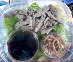 Chinese chicken salad   at Vegan Picnic - Polk St in San Francisco