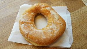 Massive donuts! at Vegan Picnic - Polk St in San Francisco