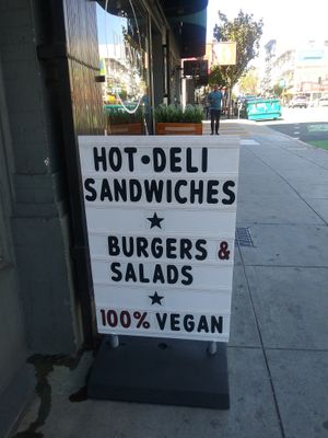 Like I said, heaven. Laaaah! at Vegan Picnic - Polk St in San Francisco