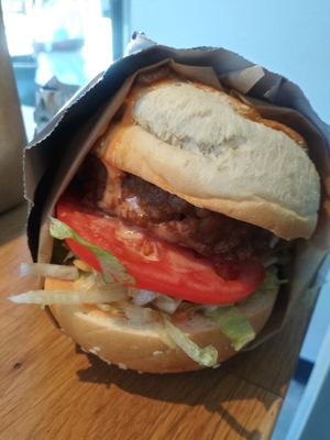 You know you want me . . . at Vegan Picnic - Polk St in San Francisco