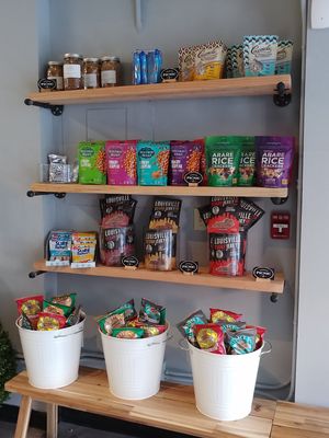 Vegan products at Vegan Picnic - Polk St in San Francisco