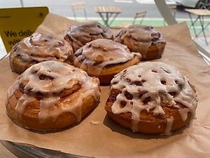 VP Classic Cinnamon Rolls at Vegan Picnic - Polk St in San Francisco
