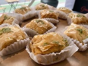 Baklava at Vegan Picnic - Polk St in San Francisco