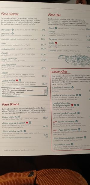 Second page at Mama Trattoria in Cologne