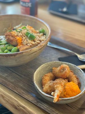 Tempura crevette at Liu Lin in Brussels