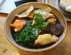 Chinese herbal soup at Liu Lin in Brussels