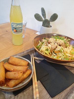 Mini spring rolls at Liu Lin in Brussels