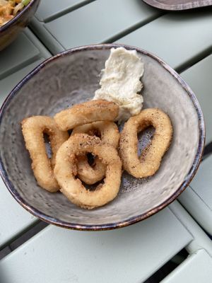 Vegan calamari  at Liu Lin in Brussels