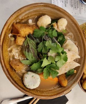 Spicy broth at Liu Lin in Brussels