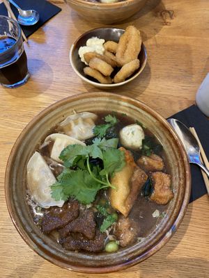 noodle soup  at Liu Lin in Brussels