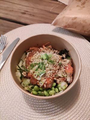 Take out chicken noodles at Liu Lin in Brussels