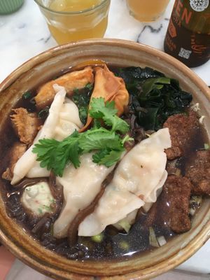 Chinese herbal soup  at Liu Lin in Brussels