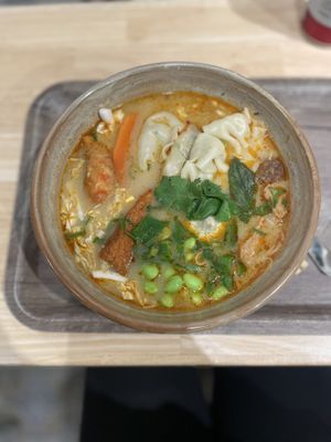 Heart-warming noodle soup  at Liu Lin in Brussels