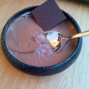 mousse au chocolat at Liu Lin in Brussels