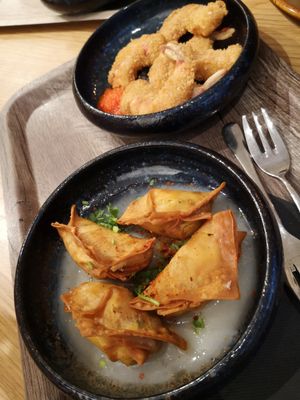 vegan appetizers at Liu Lin in Brussels
