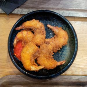 schrimps at Liu Lin in Brussels