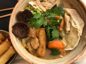 Heart warning soup at Liu Lin in Brussels