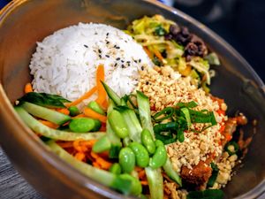 Yummy bowl at Liu Lin in Brussels