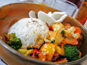 Coconut curry at Liu Lin in Brussels