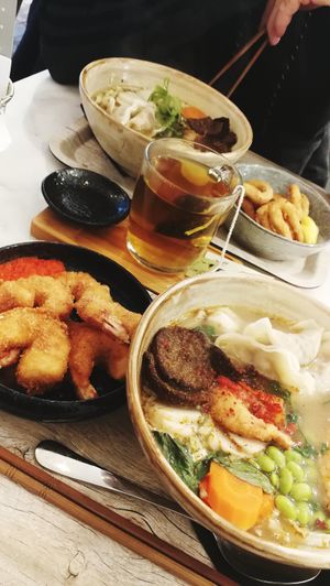 Shrimps, squid, soups - all vegan and delicious ❤️ at Liu Lin in Brussels