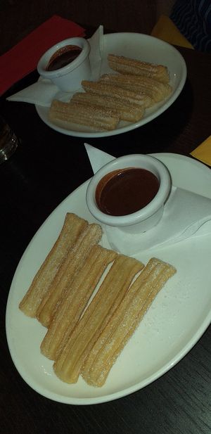 Vegan churros! at Ole Ole in Lincoln
