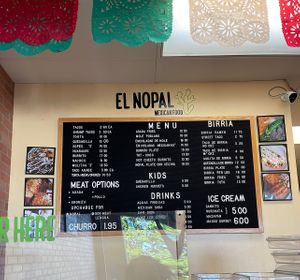 menu   at El Nopal in Everett