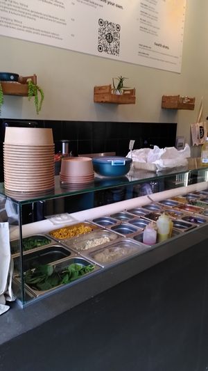 Counter at Rå Bowls & Juices in Groningen