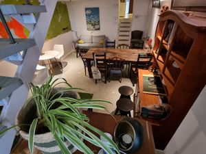 Downstairs,area at Rå Bowls & Juices in Groningen