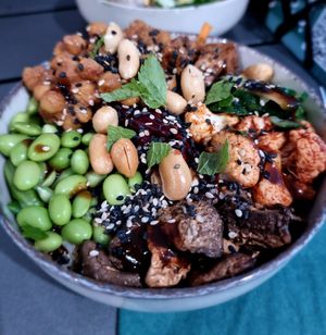 Medium thai temptation at Rå Bowls & Juices in Groningen