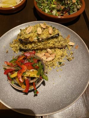 Eggplant dish(4.6/5)👌🏼  at Naranj in Marrakech