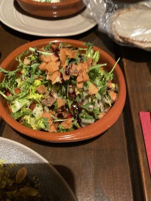 Salad fattoush  at Naranj in Marrakech