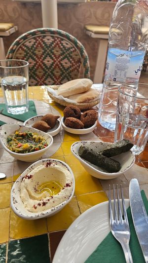 Origine Mezzes Plate (for two) at Naranj in Marrakech