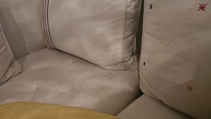 Moldy Sofa :( at Naranj in Marrakech