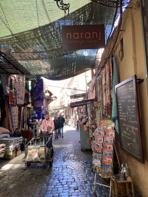 Street at Naranj in Marrakech