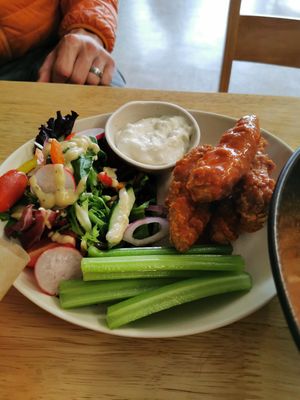Buffalo wings at Sweet Pepper Cafe in Barrow-in-furness