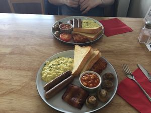 Full English  at Sweet Pepper Cafe in Barrow-in-furness